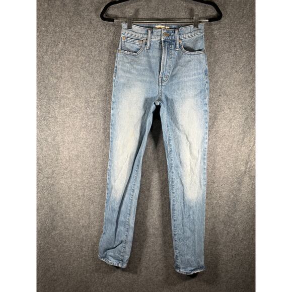Madewell Jeans Women‎ 24 Blue Light Wash Denim The Perfect Vintage Full Length - Picture 1 of 9